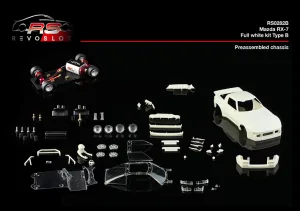 RS0282B Mazda RX-7 white kit